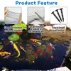 Pond Netting Shield for Leaves,Protects Koi Fish from Birds Cats