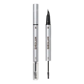 Lápiz Delineador De Cejas Laminado Sheglam 2 En 1 Color Auburn