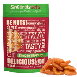 Sincerely Nuts - Dried Jumbo California Apricots | Three Lb. Bag | Dehydrated | Sweet Gourmet Snacking Food | Kosher and Gluten Free