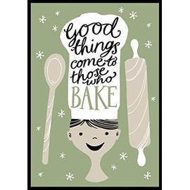 Good Things Come To Those Who Bake Tea Towel 100% Cotton Home & Dry Range