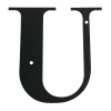 Village Wrought Iron Wrought Iron Letter U Medium 12.13" (Made