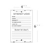 Besttile Advice and Wishes Cards|Retirement Party Advice and Wishes Cards