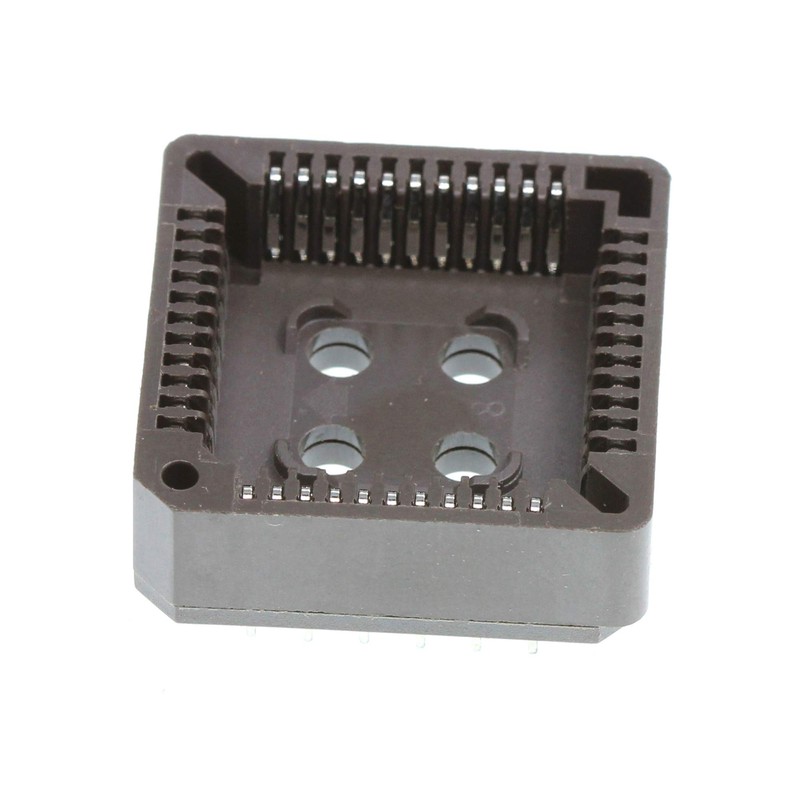 HUABAN PLCC44 44 Pin IC Socket Adaptor Through Hole Mounting