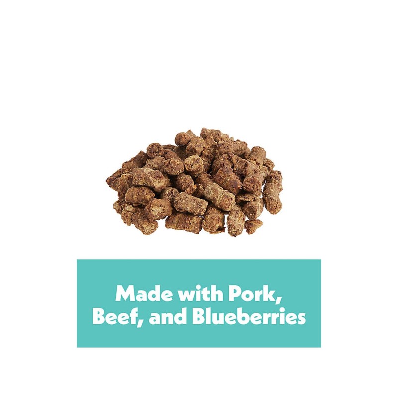 Wiggles & Wags Poppers Soft and Chewy Dog Treats, Pork,