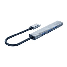 ORICO Hub USB-C 1 x Port USB-A 3.1, 3 x Port USB-A 2.0, Alüminyum