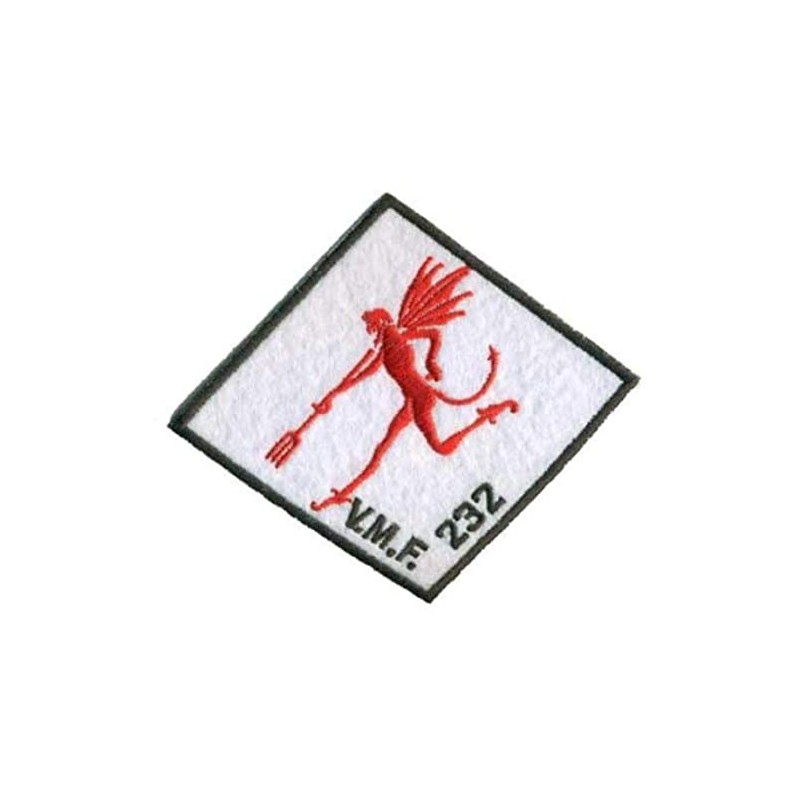 Squadron Nostalgia LLC VMF-232 Red Devils WWII Patch– Sew On