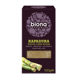 Biona Organic Rapadura Whole Cane Sugar 500g