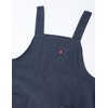 Edwin Apron with Two Stage Adjustable Back Button, Denim H-Shape,