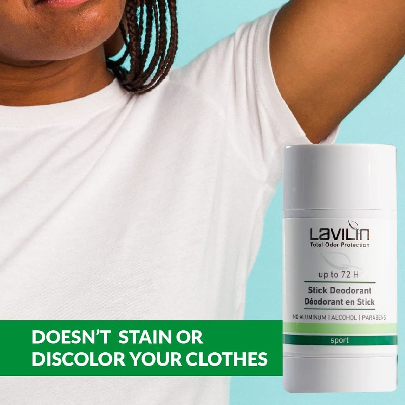 Lavilin Aluminum Free Natural Deodorant for Women and Men -