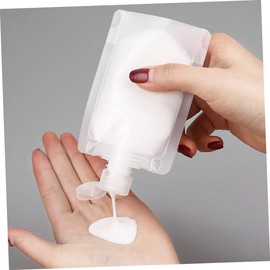 FOMIYES Bolsitas de Viaje para Shampoo Rellenables de 30ml 50ml y 100ml con Tapas Antigoteo y Accesorios Ideales para Viajes al Aire Libre