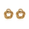 Gold Geometric Statement Earrings Gold Knot Earrings for Women Jewelry