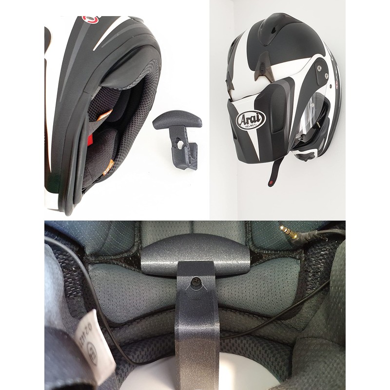 Enhanc3d Designs Motorcycle Helmet Wall Mount - Helmet Holder Wall