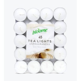 Unfragranced White Tea Lights 20pk