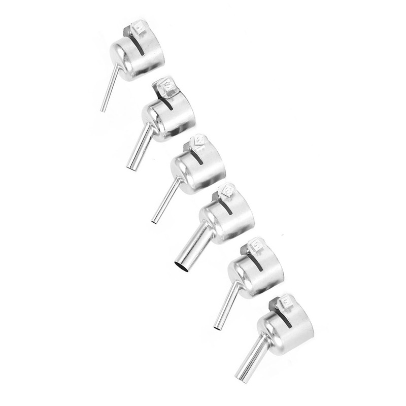 6Pcs Oblique Nozzle 850 for Hot Air Gun Soldering Desoldering