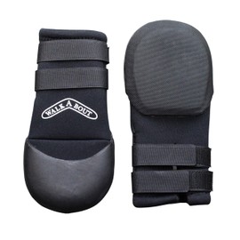 Walkaboots Durable Indoor/Outdoor Dog Booties for Instant Paw Protection Rugged Use Best 4PCS (MedLarge 3.5'' Paw Width (2 Count))