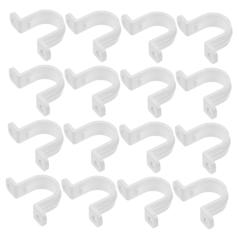 Gadpiparty 3sets U Shaped Pipe Clamps Durable Pvc Tube Bracket