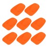 Motoforti 8pcs Motorcycle Kickstand Pad Side Stand Extension Pad Orange