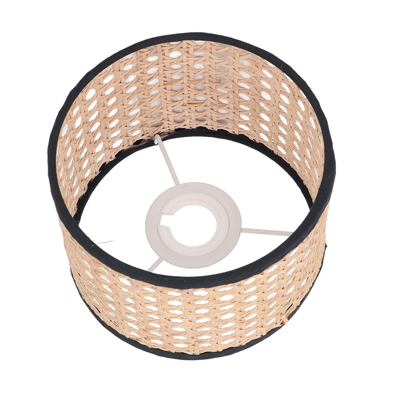 Rattan Lamp Shade Universal Rattan Woven Lampshade Lamp Cover for