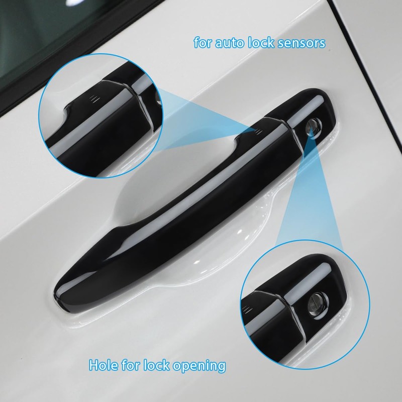 DLOVEG Car Door Handle Cover Compatible for 2018 2019 2020