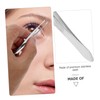 Mikinona 24pcs Brow Tweezers Arrow Pattern Eyebrow Clip Tweezers for