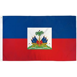 3x5FT Flag of Haiti drapeau d'Haïti drapo Ayiti National Flag Hatian Creole Deco (3x5FT Durable)