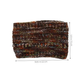 Ipetboom 2pcs Winter Knitted Headband Stylish Ear Warmer Hairband for Women Comfortable Elastic Fit Wide Design Plush Lined for Maximum Warmth Versatile Hair Accessories