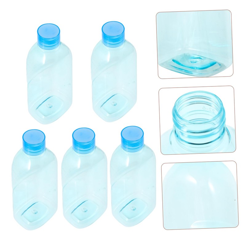 ORFOFE 5pcs Small Liquid Bottles Portable Multi Function Eyecare Dropping