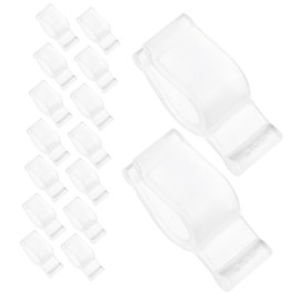 VICASKY 30pcs Pump Collar Clips for Cleansing Oil Lotion Bottles PP Cosmetic Dispenser Pump Head Accessories Leakproof Easy Installation for User Convenience