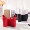 Khakho Flower Shape Remote Control Holder,Desk Organizer Storage Container, Office