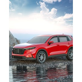 Saleago in-Channel Window Rain Guards Fit for Honda CR-V CRV 2023-2025 Sport Hybrid Sport Touring Extra Durable Window Visors Window Deflectors Vent Visors Vent Shades Car Accessories-4 pcs 2-Q03