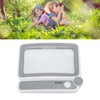 Rectangular Magnifying Glass 4X 3 LED Modes Touch Control Ergonomic