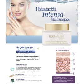 Activskin Gel Facial Hidratante Con Ácidos Hialurónicos Todo Tipo De Piel Día/noche