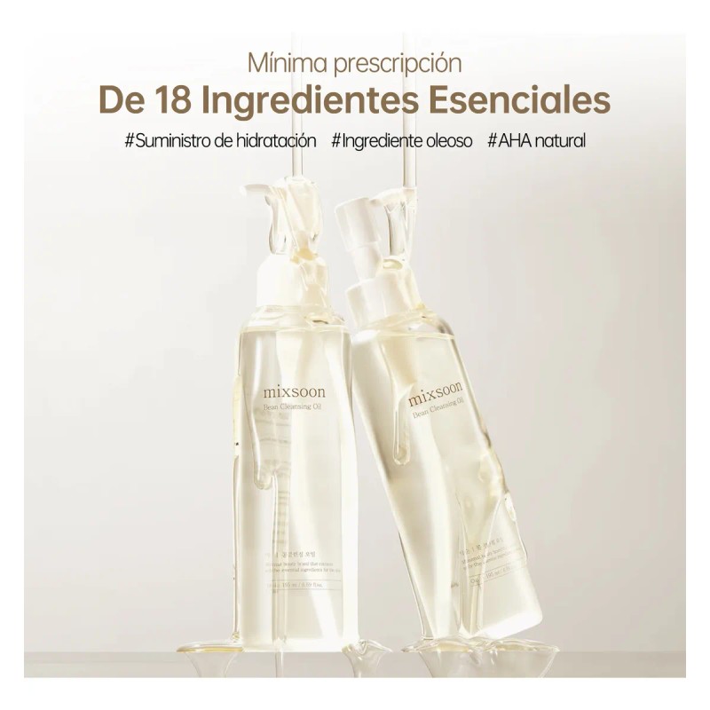 Mixsoon Bean Cleansing Oil Aceite Doble Limpieza 150ml