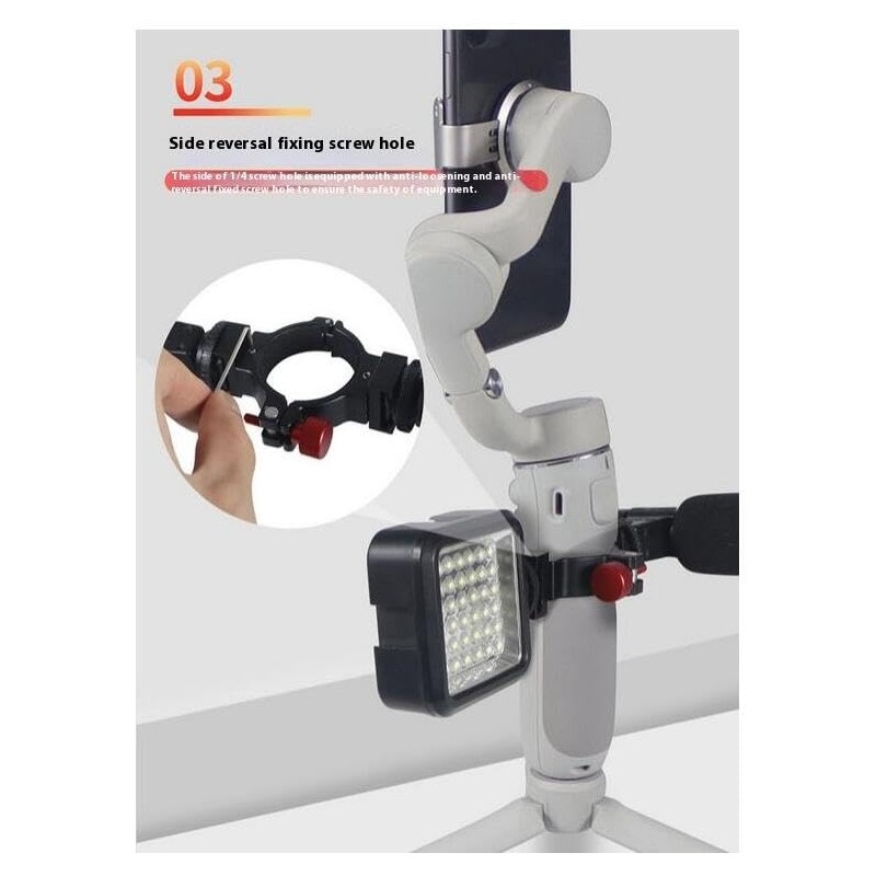 DJI Osmo Mobile 6/OM 5 Extended Bracket Hot Shoe Adapter