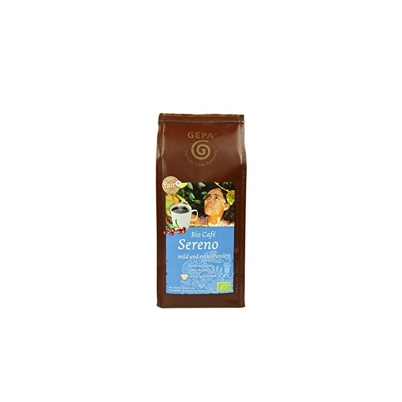 GEPA Bio Cafe Sereno Decaffeinated Ground 250g