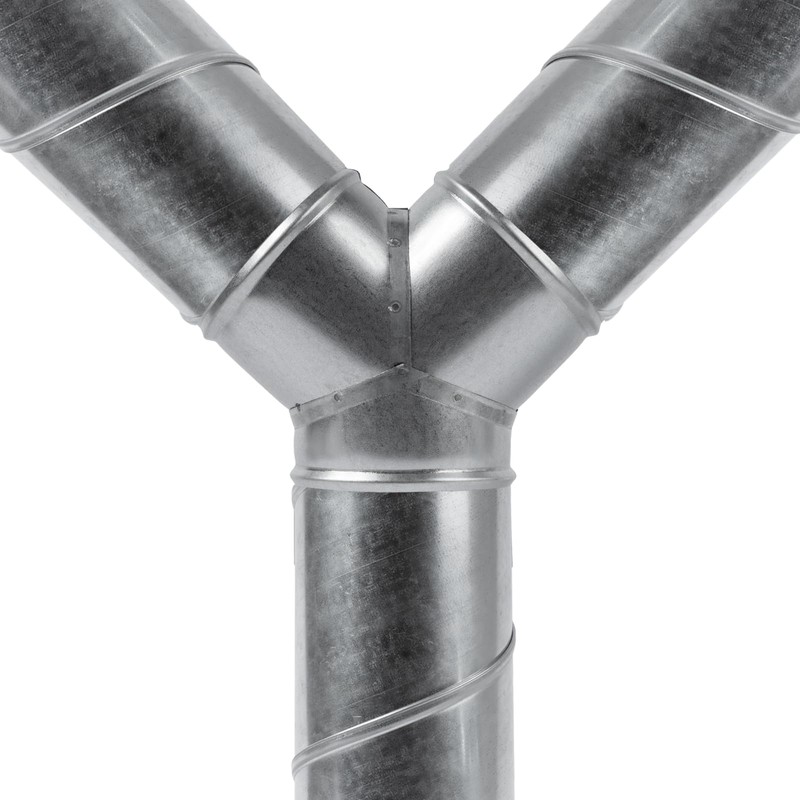 ECOPRO VENT 8" Inch 3 Way Metal Duct Splitter. 60