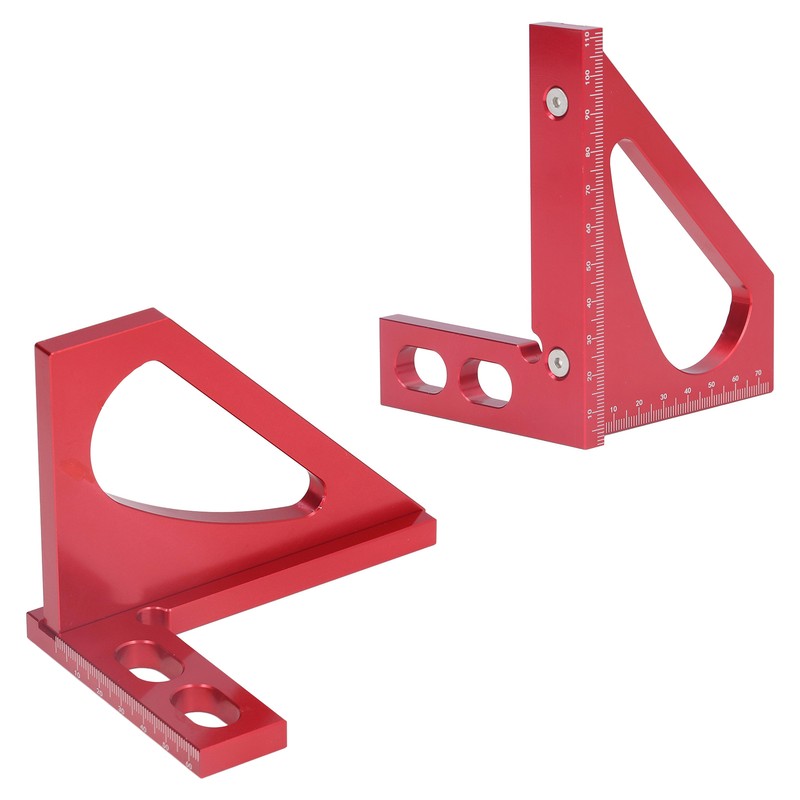 Angle Ruler 45 90 Degree Angle Aluminum Alloy Miter Protractor