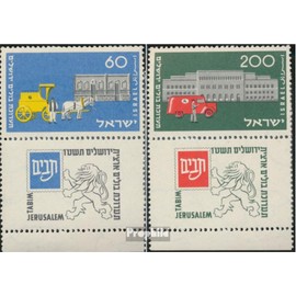 Israel 102-103 with Tab (complete.issue.) fine used/cancelled 1954 Stamp Exhibition (Stamps for collectors) Cars/road traffic