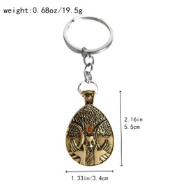 Aadesso Blessed Dew Talisman Keychain for Elden Ring sword game keychain Comic Exhibition prop Collectible