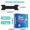 100 PCS Tiras Nasales Antironquidos para Dormir para Hombres -