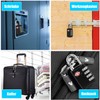 Diyife TSA Luggage Locks, 3 Pieces 4-Digit Combination Locks, Code