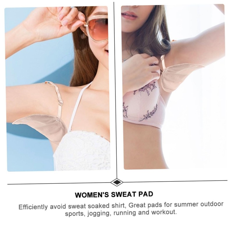 TOVINANNA Sweat Absorbing Pads Quick-drying Armpit for Women Set of