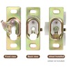 Lashow Pocket Door Rollers Connection Plate, Sliding RV Door Hardware,Color