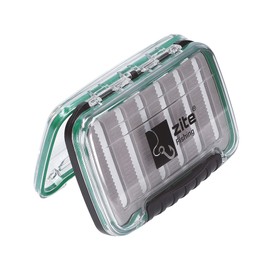 Zite Fishing Art Bait Box for Trout Spoons Blinker Spinner Flies, Double-Sided, Waterproof, 16 x 10 x 4 cm
