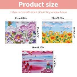 Luckwaii Pack of 3 Stickers Scrapbook Sticker Album Empty for Collecting A5 Scrapbook Stickers Reusable Sticker Album Empty Sticker Book Reusable for Collecting Stickers