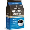 VitaCup Genius Ground Keto Coffee w/Turmeric, MCT Oil, B Vitamins,