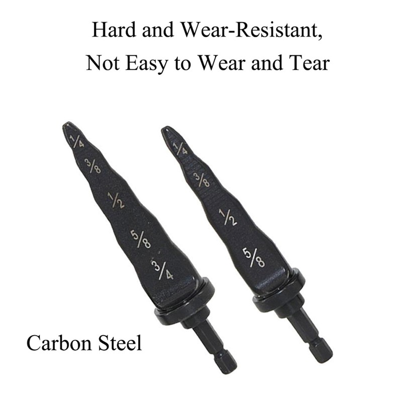 2PCS Swaging Spin Tool Drill Bit, Air Conditioner Copper Pipe