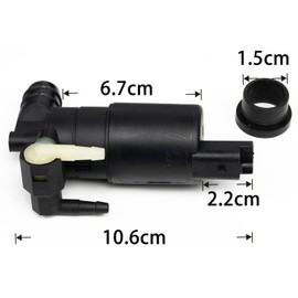 Xukey Front Rear Windscreen Wiper Washer Pump For 106 107 207 208 307 308 407 508 807 1007 3008 5008 Partner Tepee Combi