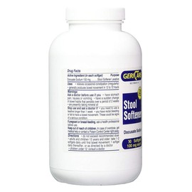 Geri-Care Docusate Sodium Stool Softener, 30 Softgels (Pack of 3)