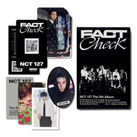 NCT 5th Album [Fact Check] (QR Ver.) Package + Image Card + Sticker + Folding Paper + QR Card + Photocard + Polaroid + 2 Pin Badges + 4 Extra Photocards